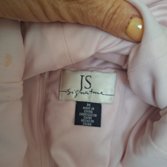 Pink beaded dressy top - Picture 3 of 5